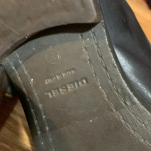 Men’s Diesel Black Double Monk Shoes SZ 9.5 (43). Beautiful and Comfortable!! - Picture 6 of 9